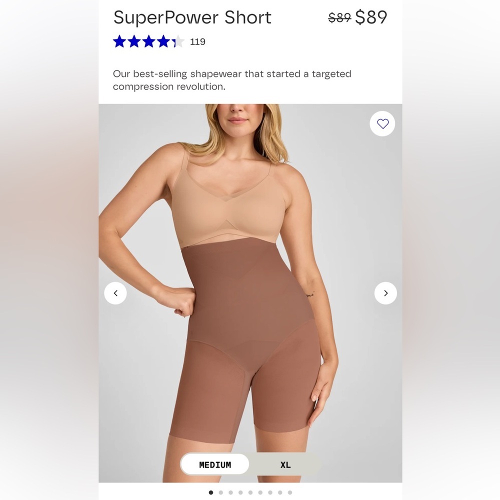 Honeylove SuperPower Short NWOT